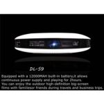 WEJOY DL-S9 1280x720P 300 lúmenes de cine en casa portátil proyector LED HD Digital, Android 6,0, 2G + 16GB,, DL-S9 EU Plug - Imagen 3