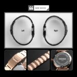 SKMEI 9180 Starry Sky Dial Reloj de cuarzo con correa de acero inoxidable para damas - Imagen 3