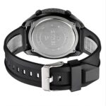 SKMEI 1872 Hebilla de acero inoxidable PU Correa Reloj electrónico impermeable, Black - Imagen 2