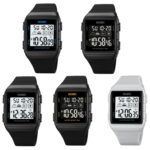 Reloj electrónico resistente al agua con correa de silicona y hebilla de acero inoxidable SKMEI 1960, 1960 Black and Black Machine - Imagen 2