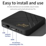 Caja de TV Android D9 PRO 2.4G/5G WIFI 4K HD, D9 PRO EU Plug - Imagen 2