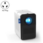 D100 180 lúmenes ANSI Mini LED + LCD Proyector de espejo de pantalla inalámbrico para teléfono inteligente, AU Plug