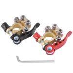 1 par de terminales de batería de coche conectores de Cables de desconexión rápida, con llave L + Terminal + almohadilla de aislamiento + cepillo - Imagen 2