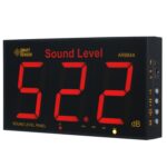SmartSensor AR884A Medidor de nivel de sonido inteligente montado en la pared, enchufe EU/US