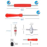 Herramienta de extracción e instalación de núcleo de válvula de neumático - Imagen 3