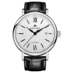 NORTH EDGE AMOY Reloj de hombre de negocios multifuncional Reloj mecánico de cuero resistente al agua