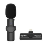 HXSJ F18 2.4G Micrófono inalámbrico Lavalier con reducción de ruido de 8 pines, 8 Pin