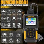 HUMZOR NC601 12-24V Coche y camión OBD2 Herramienta de escaneo Herramienta de diagnóstico - Imagen 4