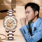 OLEVS 6681 Reloj mecánico impermeable multifuncional para mujer - Imagen 3