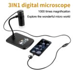 AN104 1000X Microscopio digital 3 en 1 con soporte de tubo helicoidal - Imagen 2