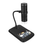 Microscopio digital WiFi F210 1000X con soporte de tubo helicoidal