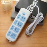 Enchufe de regleta de escritorio antidescarga eléctrica, 8-position 3m