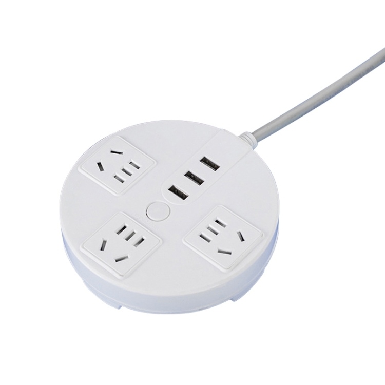 EDA005593801.jpg Enchufe multifuncional de escritorio con cable e interfaz USB, 1.8m - Imagen 1