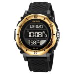 SKMEI 2099 Reloj de pulsera digital luminoso impermeable al aire libre multifuncional para hombres hasta 50 m