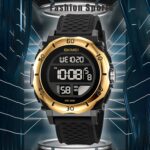 SKMEI 2099 Reloj de pulsera digital luminoso impermeable al aire libre multifuncional para hombres hasta 50 m - Imagen 4