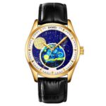 SKMEI 2115 Reloj de cuarzo multifuncional para hombre al aire libre resistente al agua hasta 30 m con fase lunar