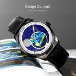 SKMEI 2115 Reloj de cuarzo multifuncional para hombre al aire libre resistente al agua hasta 30 m con fase lunar - Imagen 4