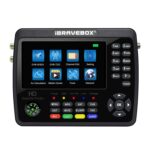 iBRAVEBOX V10 Finder Pro+ Pantalla de 4,3 pulgadas Medidor digital de satélite Buscador de señal, compatible con DVB-S/S2/S2X/T/T2/C AHD, US Plug