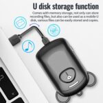 Grabadora de voz inteligente con cancelación de ruido JNN Q6 Bear, 4GB - Imagen 4