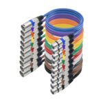 10 piezas / juego de cable de audio XLR macho a hembra de 3 pines, longitud: 1 m