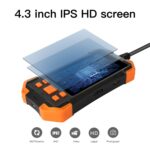 T20 Endoscopio digital con cable duro resistente al agua IP67 con cámara única de 3,9 mm con pantalla IPS de 4,3 pulgadas, 2m - Imagen 2
