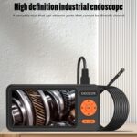 Endoscopio industrial impermeable IP67 con pantalla IPS de 5 pulgadas y doble lente de 5,5 mm T29 con soporte, 5m - Imagen 2