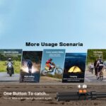 Cámara de ciclismo C3 Pro con pantalla a color IPS de 2 pulgadas, resistente al agua IPX5, grabación de vídeo e iluminación - Imagen 4