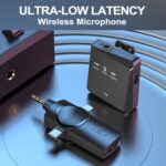 Micrófono de solapa inalámbrico AP009 con receptor 3 en 1, One to One - Imagen 4