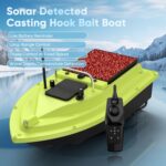 Barco de pesca de un solo compartimento con control remoto inteligente D36 con sensor de sonar, US Plug - Imagen 2