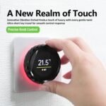 1.6 inch TFT Color Screen WiFi Smart hreaded Knob Thermostat, BHT-2007-P16-GBLW Electric Heating - Imagen 4