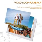 17 inch LCD Display Cloud Photo Frame 1G+32GB 3326C Quad-Core CPU Android 7.0, UK Plug - Imagen 3