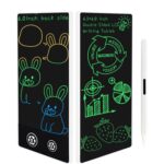 Simple Full Screen LCD Drawing Board Writing Tablet, 6.5+6.0 inch White / Color Writing