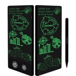 Simple Full Screen LCD Drawing Board Writing Tablet, 6.5+6.0 inch Black / Green Thin Writing