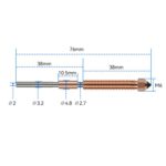 0.4mm Removable Steel Nozzle 3D Printer Part, For Creality K2 / Hi - Imagen 4