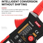 Pinza amperimétrica TRSI TA8315A, amperímetro de voltaje CA/CC de alta precisión - Imagen 3