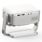 Cheerlux C6C Same Screen Version 1280x720P 180ANSI Bluetooth 5.1 Smart Projector, with Gimbal, US Plug - Imagen 2