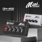 DEBRA M094 4-Channels Audio Mixer Musical Instrument Live Streaming Reverb, EU Plug - Imagen 2