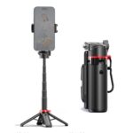 F07 410mm Mini Portable Wireless Remote Control Quadrapod Selfie Stick, No Fill Light