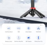 F07 410mm Mini Portable Wireless Remote Control Quadrapod Selfie Stick, No Fill Light - Imagen 3