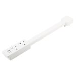 UK Plug Square Power Outlet Extender Power Socket Extension Tool With USB / Type-C Fast Charging, 3 AC + USB, UK Plug