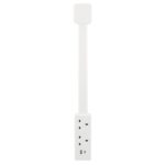 UK Plug Square Power Outlet Extender Power Socket Extension Tool With USB / Type-C Fast Charging, 3 AC + USB, UK Plug - Imagen 2