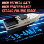 D80E GPS High Power Smart Remote Control Fishing Bait Boat with Sonar Sensor, EU Plug - Imagen 3