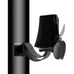 YL-105 Ventilador de estufa para chimenea accionado por calor de aluminio de 4 aspas, YL-105 (Black) - Imagen 3