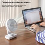 Ventilador pequeño oscilante de escritorio portátil D606Y, D606Y - Imagen 4
