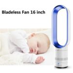 Ventilador eléctrico sin hojas para escritorio con Control remoto y cabezal móvil silencioso para el hogar de 16 pulgadas - Imagen 4