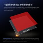 Plataforma de placa de vidrio de carborundum Creality Superficie de construcción de cama con calefacción para pieza de impresora Ender-3 3D - Imagen 4