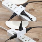 1 a 3 15A Extensión de rotación de 180 grados Enchufe múltiple Mini toma de corriente inalámbrica delgada, enchufe de EE. UU., CA 110-220 V - Imagen 4