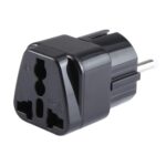 Enchufe universal portátil del Reino Unido al adaptador de viaje del zócalo de corriente del enchufe de la UE con fusible - Imagen 2