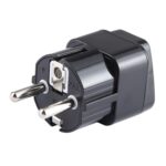 Enchufe universal portátil del Reino Unido al adaptador de viaje del zócalo de corriente del enchufe de la UE con fusible - Imagen 3