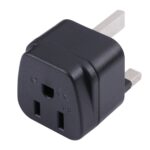 Adaptador de corriente portátil de tres orificios para enchufe de EE. UU. a Reino Unido, US to UK - Imagen 2